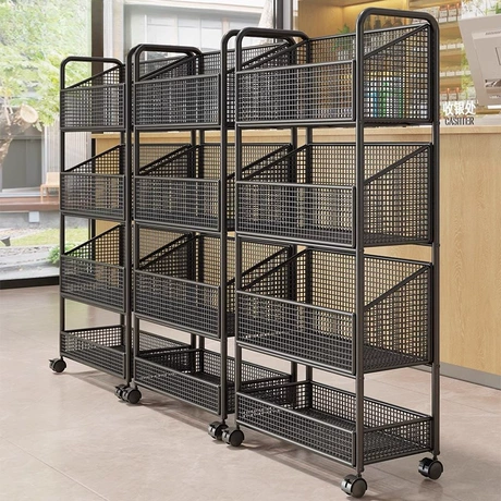 Supermarket Snack Display Shelf for Beverage Merchandising #1613