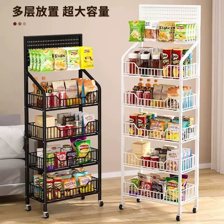 Supermarket Snack Display Shelf for Beverage Merchandising #1739