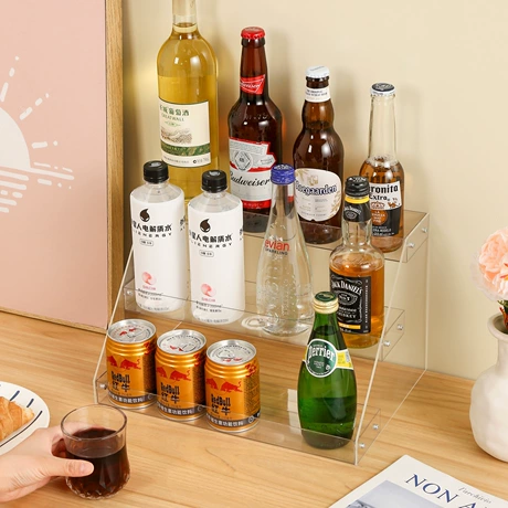 Supermarket Snack Display Shelf for Beverage Merchandising #2498