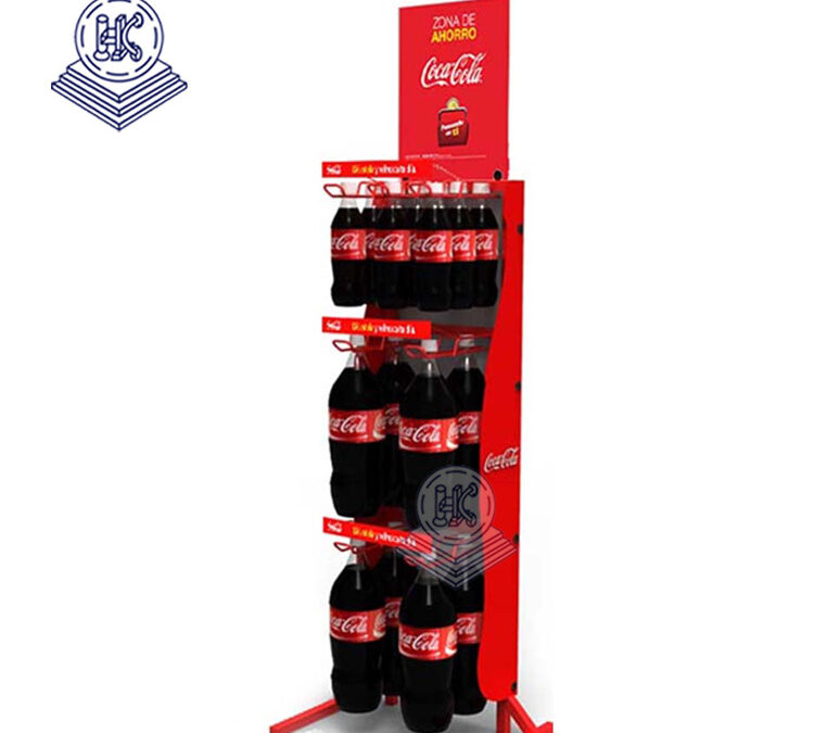 Supermarket Snack Display Shelf for Beverage Merchandising #2754