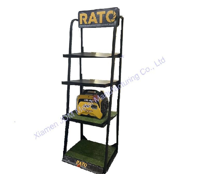 Supermarket Snack Display Shelf for Beverage Merchandising #3047