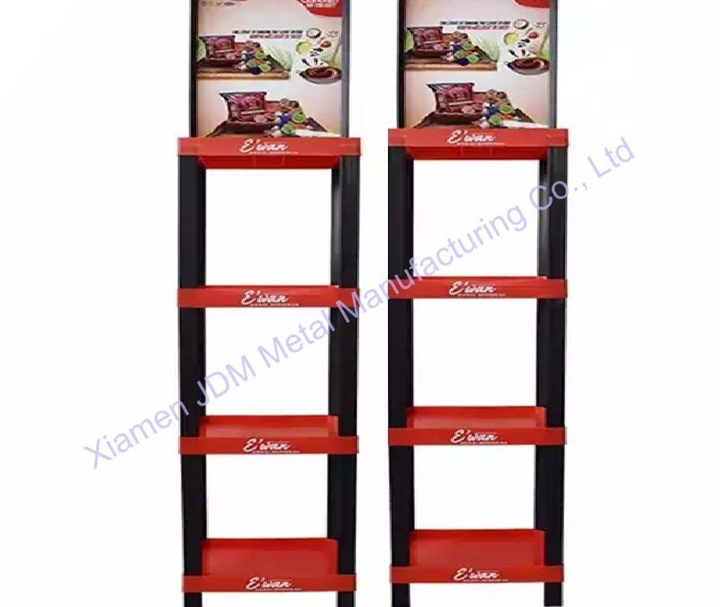 Supermarket Snack Display Shelf for Beverage Merchandising #3365