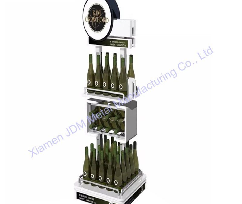 Supermarket Snack Display Shelf for Beverage Merchandising #3710