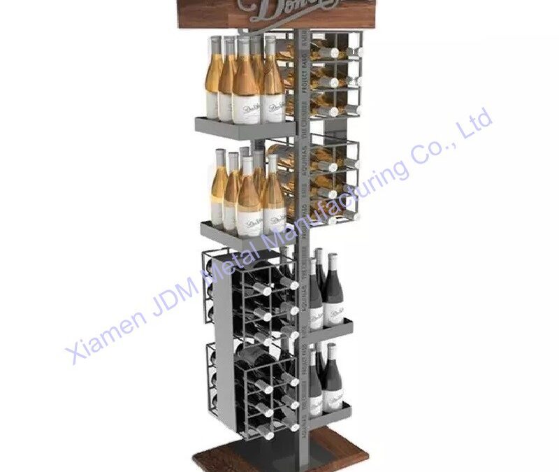 Supermarket Snack Display Shelf for Beverage Merchandising #3744