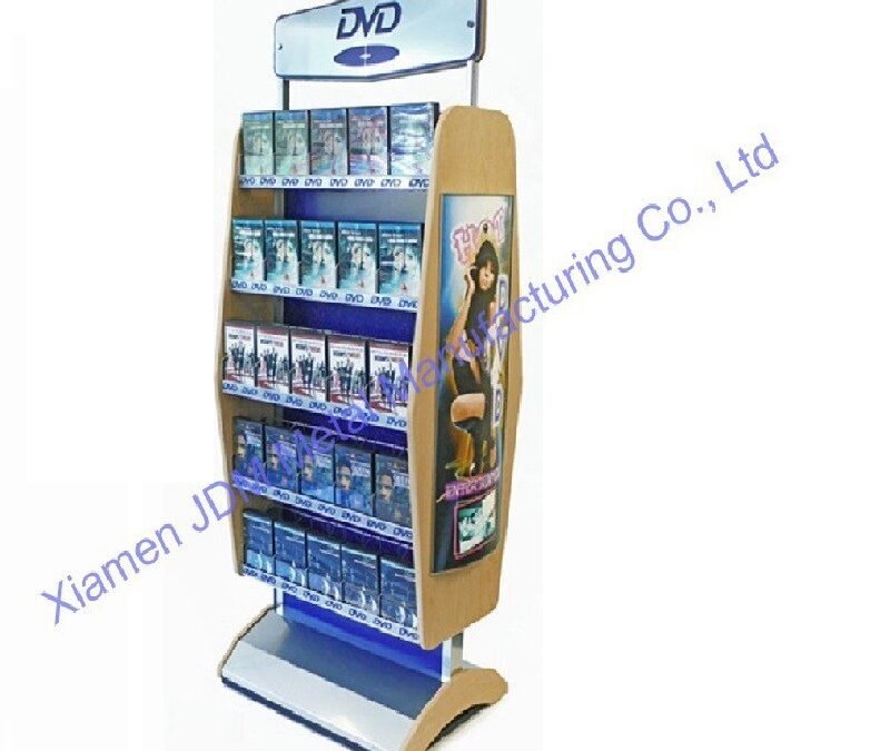 Supermarket Snack Display Shelf for Beverage Merchandising #4329