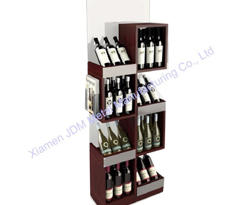 Supermarket Snack Display Shelf for Beverage Merchandising #4340