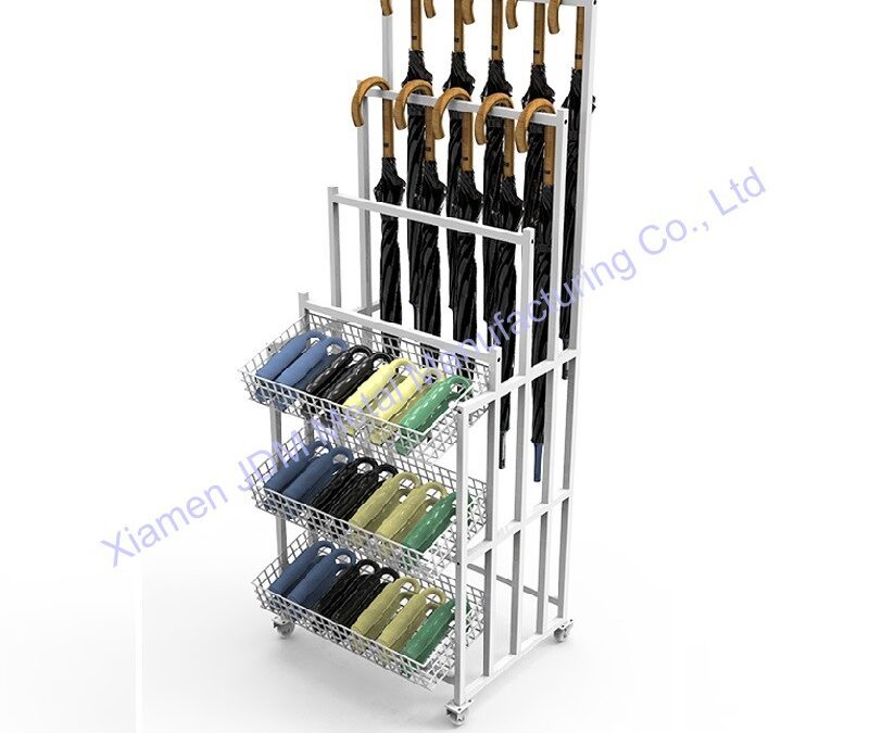 Supermarket Snack Display Shelf for Beverage Merchandising #4402