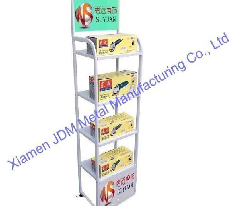 Supermarket Snack Display Shelf for Beverage Merchandising #4502