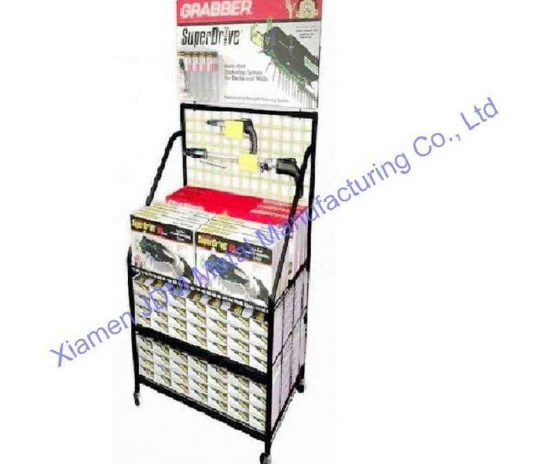 Supermarket Snack Display Shelf for Beverage Merchandising #4696