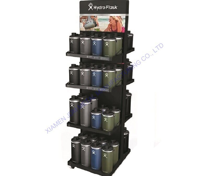 Supermarket Snack Display Shelf for Beverage Merchandising #4721