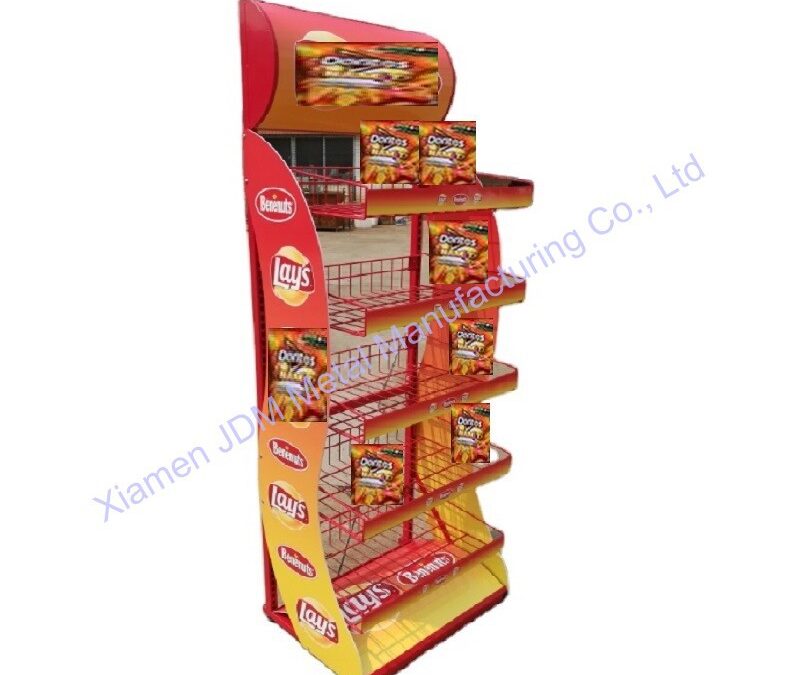 Supermarket Snack Display Shelf for Snack Retail Displays #3134