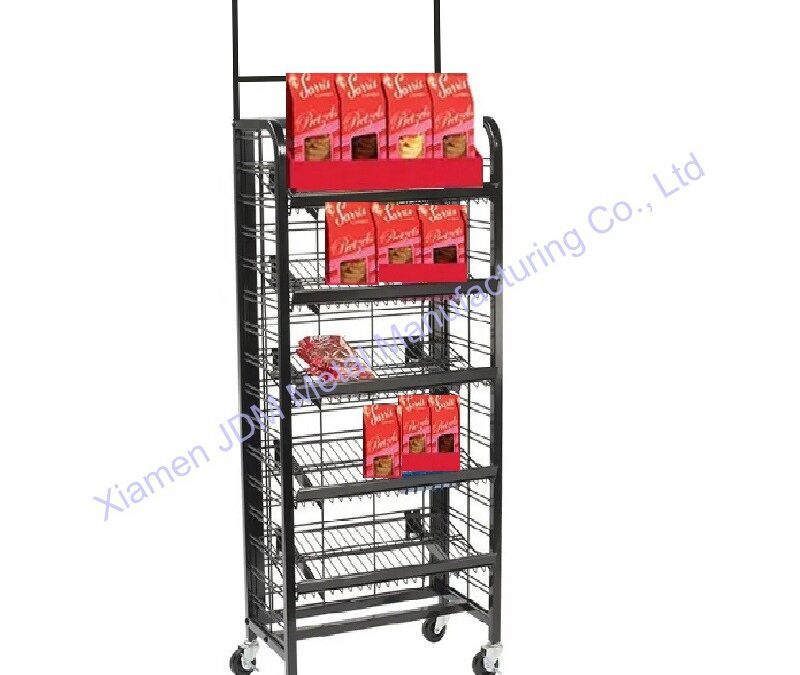 Supermarket Snack Display Shelf for Snack Retail Displays #3158