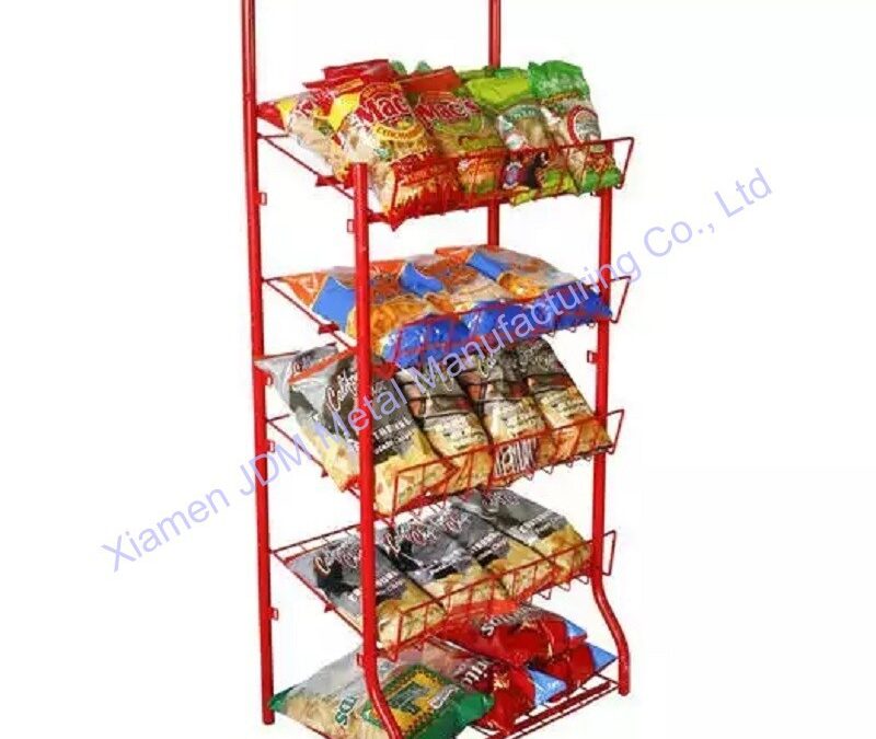 Supermarket Snack Display Shelf for Snack Retail Displays #3287